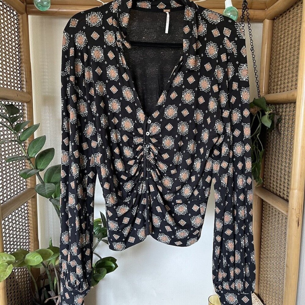Free People Womens Blouse Sydney top